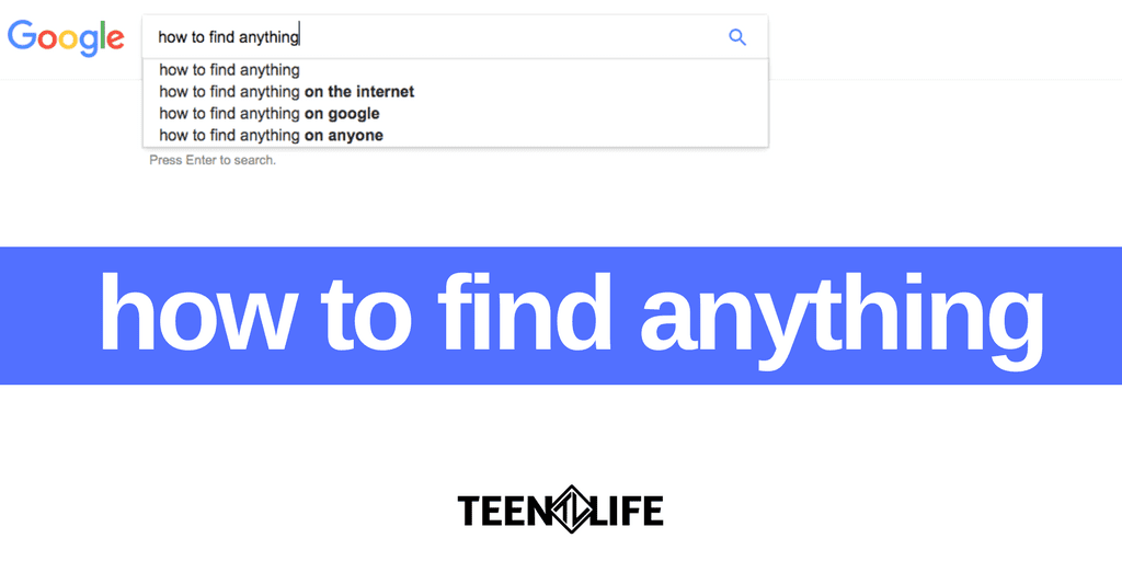 How to Find Anything