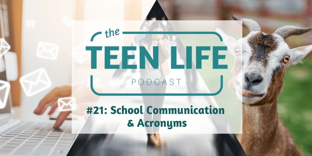 Episode 20 School Communication and Acronyms