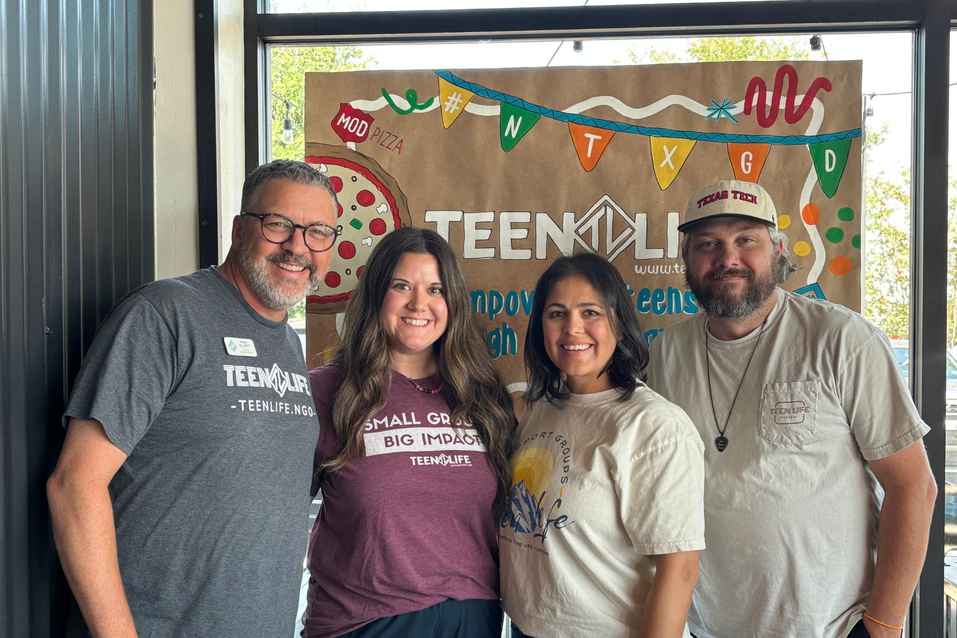 Two teens looking at social media